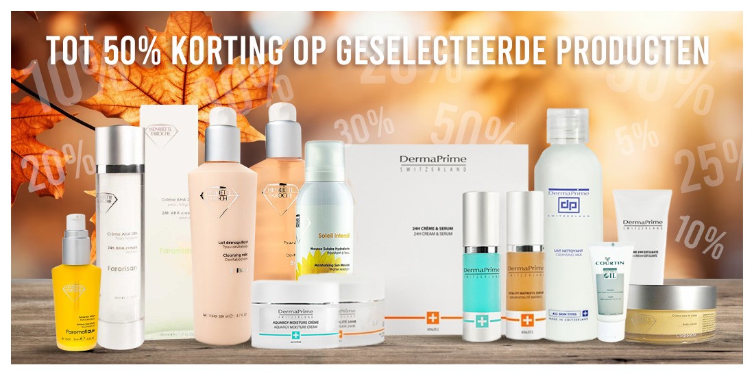 Tot 50% korting op geselecteerde producten